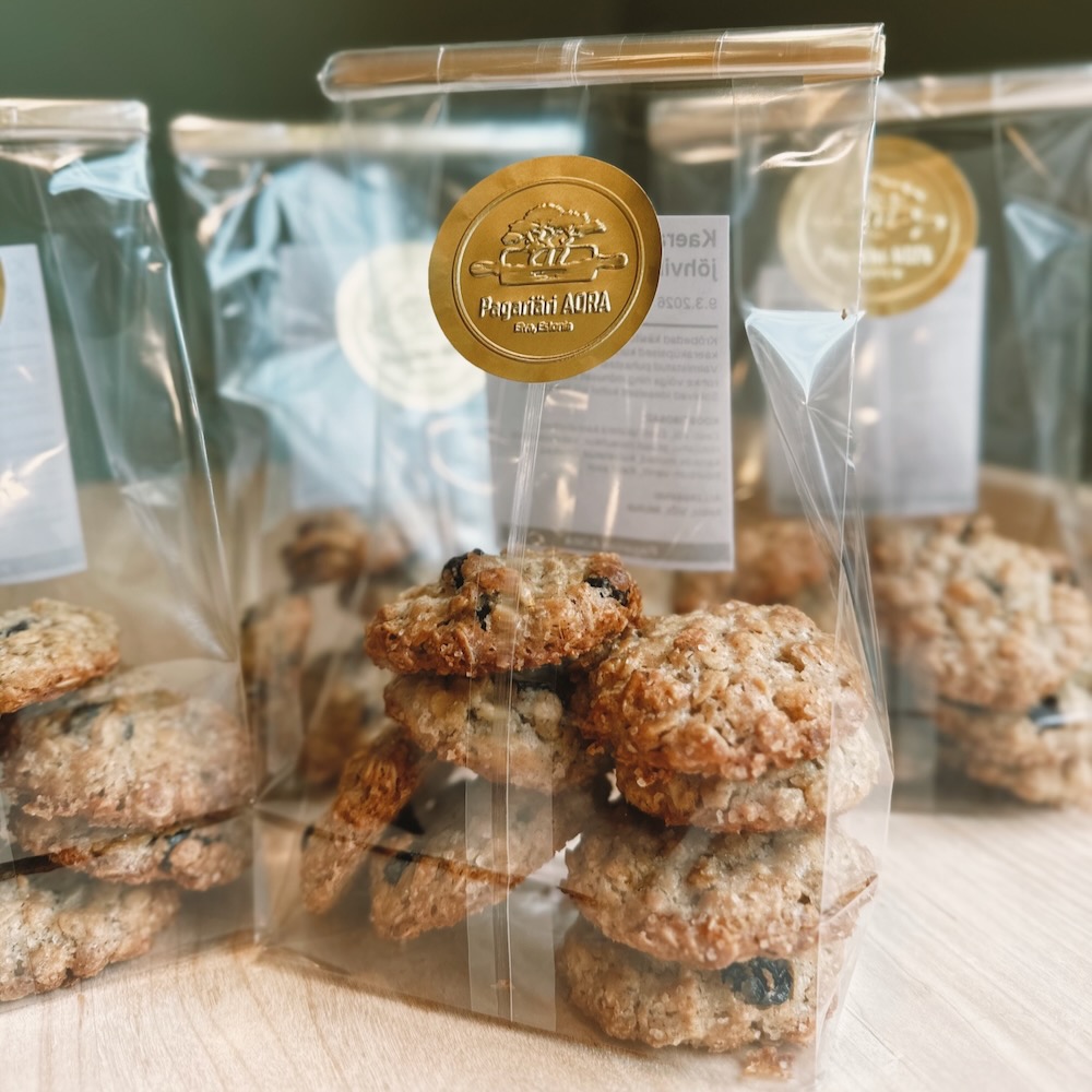 Kaerapätsikesed jõhvikatega